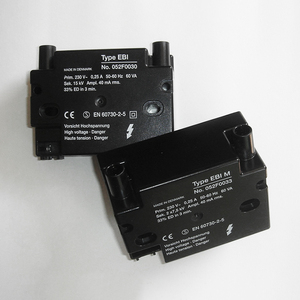 Transformateur d'<span class=keywords><strong>allumage</strong></span> EBI4 M 2x7.5kV 230V 40mA 60VA pour brûleur, pièces détachées, bobine d'<span class=keywords><strong>allumage</strong></span> pour chaudière à <span class=keywords><strong>gaz</strong></span> ou à mazout 052F4038 - Product Image 2
