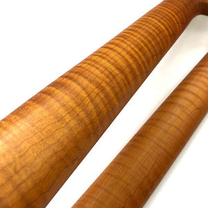 Mástil de Guitarra Personalizado de 22 Trastes, Acabado Nitro Satinado, Estilo ST, Mástil de Guitarra de Arce Flameado Tostado con Diapasón de Arce - Product Image 5