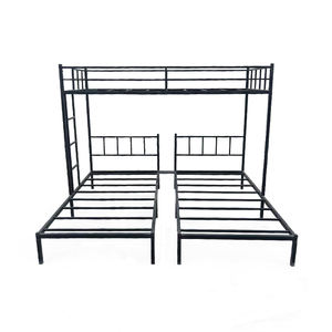 Prix d'usine Meubles de chambre à coucher modernes <span class=keywords><strong>Lit</strong></span> <span class=keywords><strong>superposé</strong></span> à <span class=keywords><strong>3</strong></span> couches <span class=keywords><strong>Lit</strong></span> pour cadre de <span class=keywords><strong>lit</strong></span> triple en <span class=keywords><strong>métal</strong></span> - Product Image 5