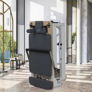 <span class=keywords><strong>Reformer</strong></span> de <span class=keywords><strong>Pilates</strong></span> Plegable de Aleación de Aluminio, Adecuado para Moldear el Cuerpo, <span class=keywords><strong>As</strong></span>í como para Estudios de Yoga y Gimnasios - Product Image 1