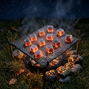 Les chichas indonésiennes sont fabriquées sur site avec des briquettes de coco entièrement issues de coques de noix de coco. - Product Image 1
