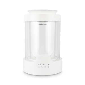 Mango portátil de 3L, niebla cálida, transparente, doble vesícula biliar, botón Simple, <span class=keywords><strong>Humidificador</strong></span> calentado a <span class=keywords><strong>vapor</strong></span> puro con luz nocturna - Product Image 2