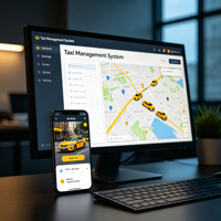 Solución de Software para Taxis con Personalización de Aplicaciones, Diseño de Interfaz de Usuario y Módulos de Funciones Flexibles