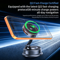 Nouveau support de charge magnétique sans fil pour voiture QI2.2 25W personnalisable avec logo, en alliage de zinc, pour tableau de bord
