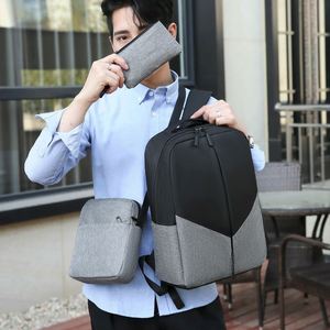 Nouveau sac à dos pour ordinateur portable de voyage et d'affaires tendance 3 en 1, sac bandoulière, sac à dos pour ordinateur portable, ensemble avec port de charge USB - Product Image 3