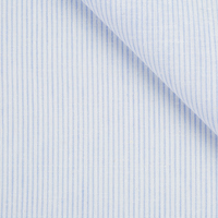 Tissu tissé rayé teint en fil, 55 % lin 45 % coton, écologique, pour chemises formelles et décontractées, uniformes homme, femme, enfant - Meilleure vente