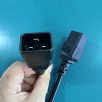 Utilisation en intérieur Support robuste pour équipement informatique d'entreprise Câble d'extension Cordon d'alimentation PC Connecteurs IEC 60320 C19 à C20