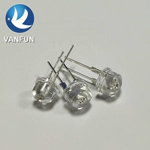 Vanfun lumen cao dẫn mũ rơm với Dip dẫn điốt 0.5W 0.06W 5mm 8mm 5V max đảo ngược volta 12V đỉnh thấp moq - Product Image 5