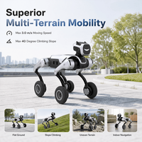 Robot Cuadrúpedo MagicDog-W SLAM con Mapeo y LiDAR Livox Mid-360, Robot Perro de Cuatro Patas para Cruzar Obstáculos en Todo Tipo de Terreno