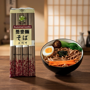 Nouilles <span class=keywords><strong>Soba</strong></span> Séchées en Gros, Carton de 300g, Style Japonais au Sarrasin pour Distributeurs, Nouilles <span class=keywords><strong>Soba</strong></span> Commerciales pour la Restauration - Product Image 1