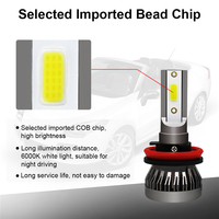FDN 50w phare led h11 remplacer les ampoules H8 H11 modèle pour phare/antibrouillard adapté à la plupart des voitures taille halogène d'origine 6000k H4