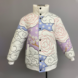 Doudoune matelassée personnalisée pour homme, manteau <span class=keywords><strong>d</strong></span>'hiver de luxe pour femme avec plusieurs motifs de coutures, vêtement <span class=keywords><strong>d</strong></span>'extérieur hivernal - Product Image 2
