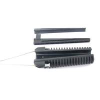 PA500 Accessoire de puissance FTTH pour câble ADSS, Collier d'ancrage et de tension FTTH pour câble à fibre optique plate