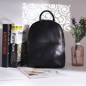 กระเป๋าเป้สะพายหลังผู้หญิงสไตล์เกาหลีย้อนยุคความจุขนาดใหญ่มีซิปสำหรับคุณแม่เด็กทารกนอกสถานที่ซับในด้วยผ้าฝ้าย - Product Image 1