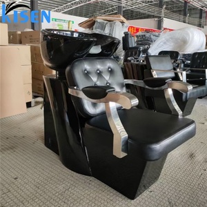 อ่างสระผมสำหรับร้านทำผม ยี่ห้อ Kisen Wholesale Shampoo Salon Hair Spa Equipment พร้อมเก้าอี้สระผมสำหรับร้านตัดผม - Product Image 2