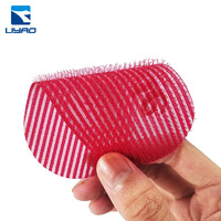 Rouleaux en plastique souple de qualité salon brosse à friser les cheveux avec crochets style facile et sécurisé pour frange crochet et boucle