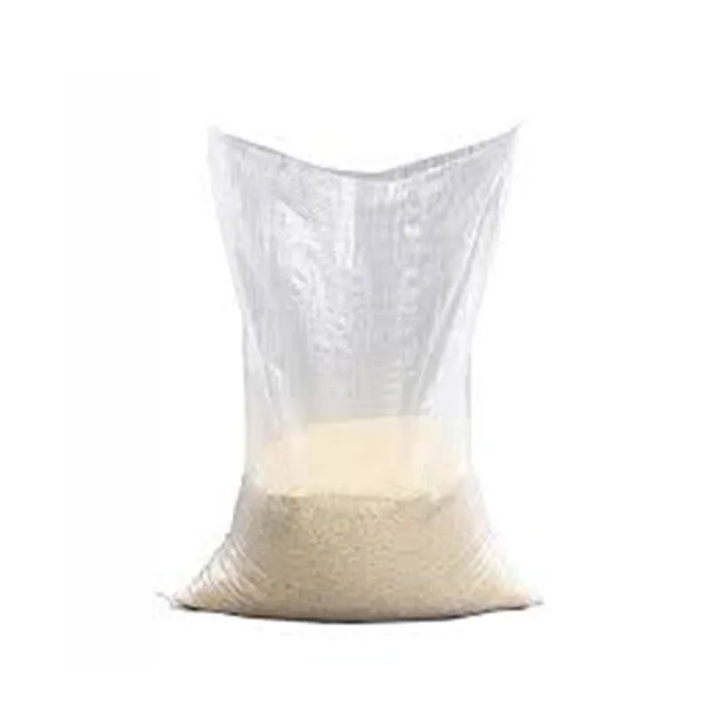 High quality 50 kg agriculture sack white empty plain Transparent pp woven bags