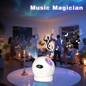 <span class=keywords><strong>Projecteur</strong></span> <span class=keywords><strong>d</strong></span>'étoiles Aurora 2026, le best-seller de l'usine de Shenzhen, pour chambre de bébé, lumière LED moderne, USB, DIY, avec haut-parleur musical intégré - Product Image 5