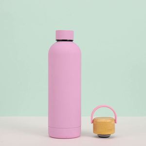 Small Mouth Stainless Steel Vacuum <b>Thermos</b> <b>Bottle</b> Large Capacity Outdoor Sports Insulated Cold Drink Water Cup - Product Image 4