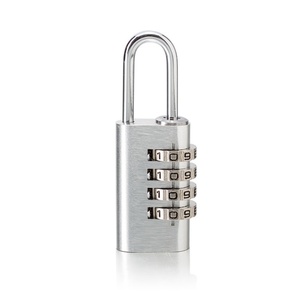 <span class=keywords><strong>Petit</strong></span> <span class=keywords><strong>cadenas</strong></span> en alliage d'aluminium à 4 chiffres pour <span class=keywords><strong>valise</strong></span> et boîte à outils, serrure à combinaison antirouille - Product Image 1