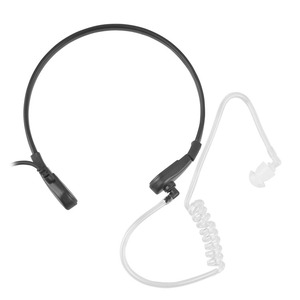 Micrófono de Vibración de Garganta con Tubo Acústico y Auricular, Interfaz de 3.5mm, Cable de 60cm para Radio Bidireccional, Micrófono de Garganta para <span class=keywords><strong>Walkie</strong></span> Talkie <span class=keywords><strong>Kenwood</strong></span> - Product Image 2