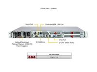 Serveur Edge AI SYS-112B-FWT 1U Rackable Intel Xeon 6 DDR5 RDIMM à faible profondeur en stock