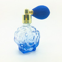 Elegante y elegante tarro rosa de 10ml, botella de perfume de vidrio para mujer de color y botella de spray para airbag