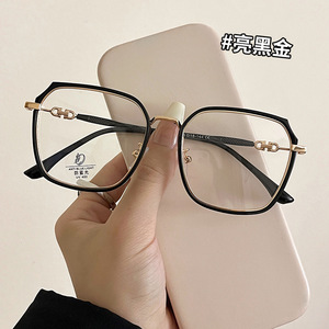 Lunettes anti-lumière bleue ultra-légères pour fille, monture rétro TR90, <span class=keywords><strong>lunette</strong></span> transparente, lunettes pour femmes - Product Image 1