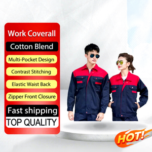 ชุดทำงานนิรภัย AmpsafeX ดีไซน์ใหม่ ผ้าโพลีเอสเตอร์ผสมคอตตอน ระบายอากาศได้ดี ทนทาน กางเกงช่างแบบคลุมทั้งตัว ป้องกันอันตรายระดับงานหนัก - Product Image 1