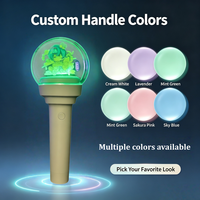 Bâton lumineux LED rotatif à 360° avec télécommande Bluetooth 2.4G, OEM ODM, logo personnalisé, pour événements d'idoles, bâton de cheering en direct, en plastique