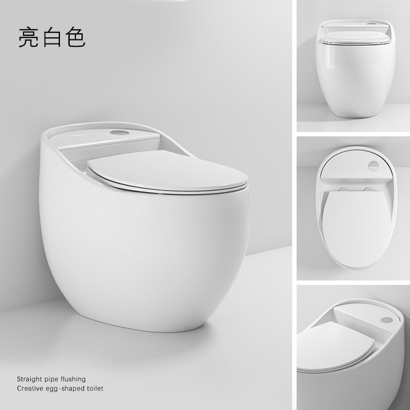 Distanza foro WC a forma di uovo bianco puro 300 mm/400 mm