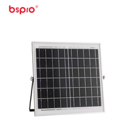Projecteurs solaires LED étanches IP65 pour extérieur, nouvelle conception Bspro, matériau ABS résistant au vent, 100W, avec télécommande