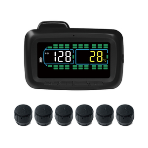 199psi ความดันยางรถบรรทุกหลายล้อ TPMS เซ็นเซอร์ภายนอกรองรับยางรถบรรทุก40ล้อ RV - Product Image 1