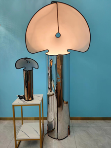Italie designer créatif <span class=keywords><strong>lampe</strong></span> de table lampadaire en acier inoxydable minimaliste designer modèle chambre chapeau lampadaire - Product Image 3