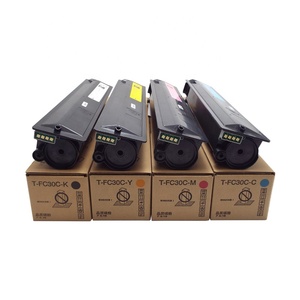 ผงหมึกโทนเนอร์สีทอง T-FC-30C/P CMYK สำหรับเครื่องถ่ายเอกสารโตชิบา E-STUDIO 2050C/2051C/2550C/2551C อะไหล่ทดแทน - Product Image 1