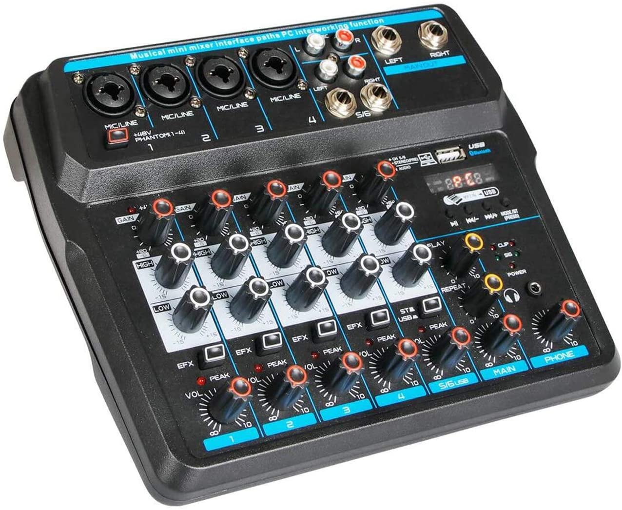 Usb цифровое смешивание аудиооборудования комплект звуковых карт звуковые миксеры Звуковая карта для прямого эфира внешняя звуковая карта вещания