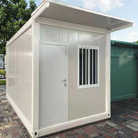 Maison conteneur mobile modulaire préfabriquée, villa hôtel solaire, panneau sandwich en acier respirant, rectangulaire, moderne, standard