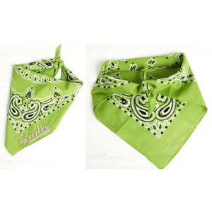 Wholesale 100% Recycled Cotton <b>Square</b> <b>Scarf</b> Custom Logo Digital Print Sporty Style 55x55cm Custom Color Four Seasons Outdoor Use - Product Image 4