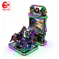 Machine de simulation d'équitation et de tir, jeu 3D à monnayeur avec émission de tickets pour centres de divertissement et centres commerciaux, OEM