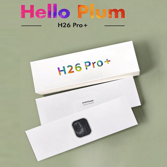 Authenticity Guarantee H26pro+ Smartwatch Lewear Pro Version Whatsapp Reply H26pro PLus Hello Plum H26 Pro Series 11 Smart Watch