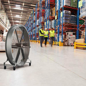 Ventilador de Tambor de Alta Potencia, Gran Volumen de Aire, Ventilador Grande de 0.9m para Fábrica, Taller, Estadio, Ventilador Portátil de Gran Volumen de Aire - Product Image 1