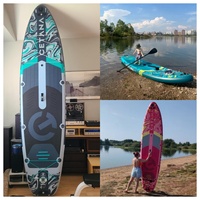 Planche de paddle gonflable OEM de 450 lb de capacité pour sports nautiques, fournie directement par l'usine pour le dropshipping