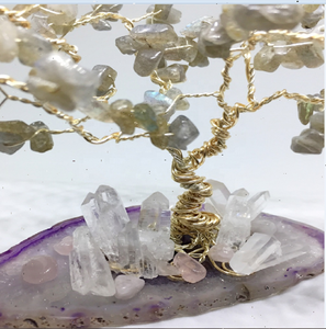 Life <b>Tree</b> Labradorite <b>CRYSTAL</b> <b>CRYSTAL</b> GEMSTONE <b>CRYSTAL</b> GARDEN healing Decor For Decoration Gifts - Product Image 2