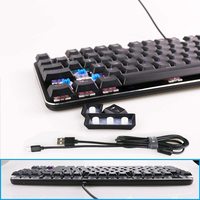 Clavier de jeu à 87 touches, de style moderne, similaire à K552, parfait pour jeu mécanique, rvb, vente en gros