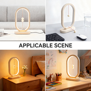 Lámpara <span class=keywords><strong>de</strong></span> <span class=keywords><strong>Noche</strong></span> LED Magnética para Mesa <span class=keywords><strong>de</strong></span> <span class=keywords><strong>Noche</strong></span>, Regalo Empresarial, Decoración Moderna para Dormitorio, Lámpara <span class=keywords><strong>de</strong></span> Escritorio para Hotel - Product Image 6