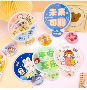 Ventilador Plegable Portátil para Estudiantes, Mini Ventilador Reflectante de Plástico con Diseño de Dibujos Animados, Ecológico, Duradero, Pequeño, Cubierto de Tela - Product Image 3