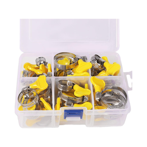 Custom 8-38mm Mini <b>Clamp</b> <b>Quick</b> <b>Release</b> T Type Bolt Spring Heavy Duty Stainless Steel V Band Clips for Swivel Wire Rope Hose - Product Image 4
