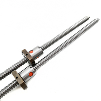 Factory Direct Rolled Thread Ball Screw with Bearing Chrome Steel Left/Right Thread C5/C7 SFU1605/2005/2510 Flange Nut