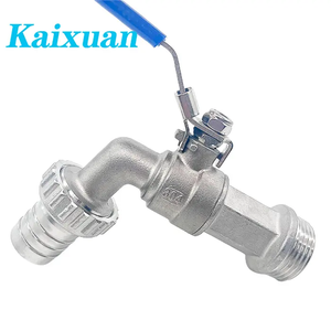 Fabriek Directe 1/2 ''Roestvrij Staal 304 Bibcock Kogelklep Met Slang Weerhaak Voor Water <span class=keywords><strong>Gas</strong></span> En Olie 200 Wog Gebruik - Product Image 5