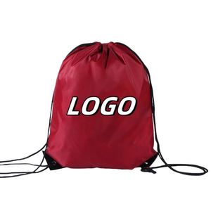 2026 Wholesale Custom Logo Polyester <b>Drawstring</b> Sports Bag Lightweight Promotional Gym <b>Backpack</b> <b>Backpack</b> for Events Giveaways Sc - Product Image 1
